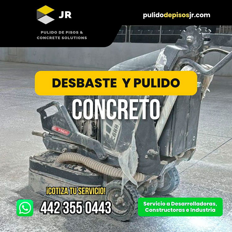 Desbaste y Pulido Concreto